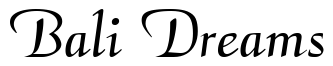 Font Aria-Script-SSi: Bali Dreams