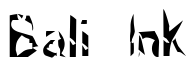 Font Zone23_psilocybine: Bali Ink