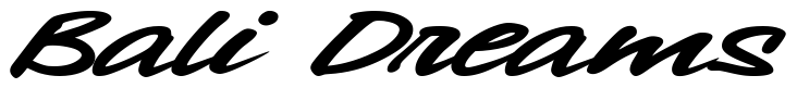 Font 1-Chicago-Style-DNA: Bali Dreams