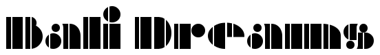 Font ZuiderZeeNF: Bali Dreams