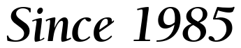 Font BerkeleyRetrospectiveSSK-Bold-Italic: Since 1985