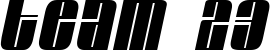 Glaze Condensed Italic 2 font on a custom t-shirt