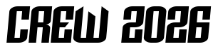 Font Archery-Black-Rounded-Italic: CREW 2026