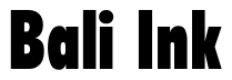 Font Zinco-ExtraBlackCondensed: Bali Ink