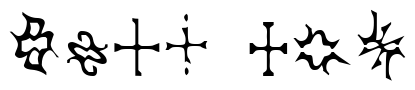 Font Zone23_foopy2: Bali Ink