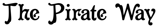 Font 2-French-Hat-DNA: The Pirate Way