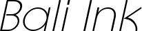 LitheLight Italic font on a custom t-shirt