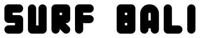 Font 222-03: Surf Bali