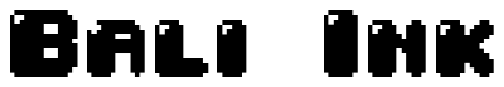 Font 04b30: Bali Ink