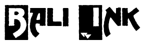 Font Advertising-Gothic-Demo: Bali Ink