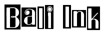 Font 2Peas-Cindy: Bali Ink