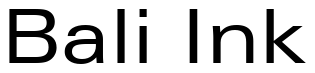 Font Zurich-Extended-BT: Bali Ink