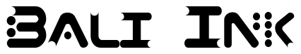 Font 13_Roshi: Bali Ink