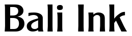 Font Cleargothic-Serial-Medium-Regular: Bali Ink