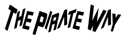 Font Zero-Gravity-Italic: The Pirate Way
