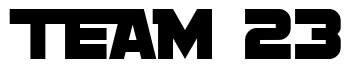 Font SF-Sports-Night-NS-AltUpright: TEAM 23