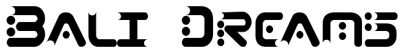 Font 13_Roshi: Bali Dreams