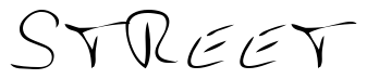 Font Zuerbig-Regular: STREET