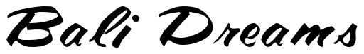 Font AmalieScriptSSK: Bali Dreams