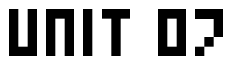 Font 04b_24: UNIT 07