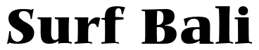 Font 00230: Surf Bali