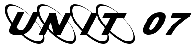 Font 13_Misa: UNIT 07