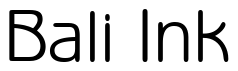 Font Benguiat-Gothic-Book-BT: Bali Ink
