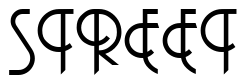 Font 29: STREET
