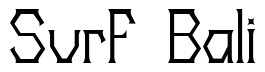 Font 20th-Centenary-Faux: Surf Bali