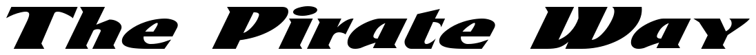 Font 2-RaceWay-DNA: The Pirate Way