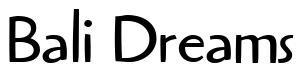 Font AIOzBrush-Regular: Bali Dreams