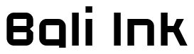 Font 143: Bali Ink
