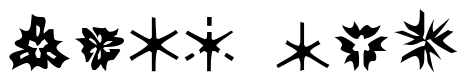 Font Zone23_foopy1: Bali Ink