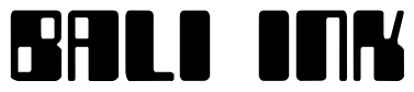 Font Zyborgs: Bali Ink