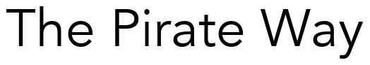 Font 12-Avenir-45-Book-03173: The Pirate Way