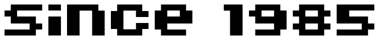 Font 04b_11: Since 1985
