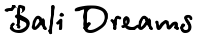 Font Betina-Script-Rus-Bold: Bali Dreams