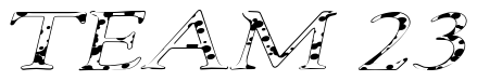 Font 101-Puppies-Italic-SW: TEAM 23