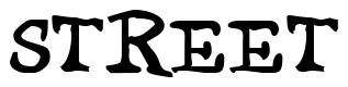 Font Stage-Regular: STREET