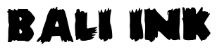 Font ZombieA: Bali Ink