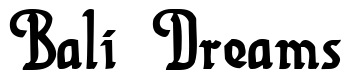 Font Aura-Script: Bali Dreams