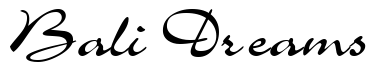 Font AirfoilScriptSSK: Bali Dreams