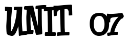 Font 0-Autographic-DNA: UNIT 07