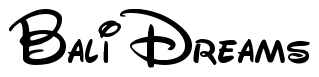 Font Walt-Disney-Script: Bali Dreams