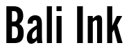 Font AlternateGothic2-BT: Bali Ink