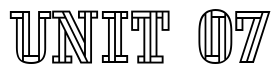 Font Stencil-FourReversed: UNIT 07