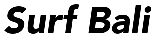 Font 12-Avenir-95-BlackOblique-77173: Surf Bali