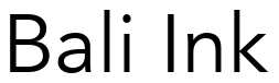 Font 12-Avenir-45-Book-03173: Bali Ink