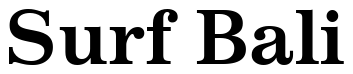 Font 12Impressum-07134-Bold: Surf Bali