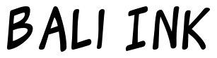 Font Zud-Juice: Bali Ink